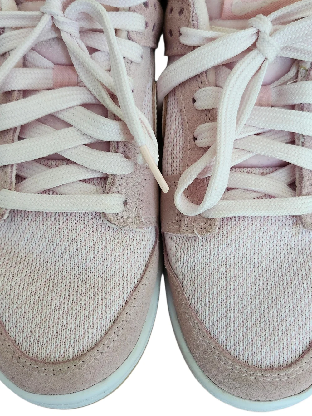Nike Women's Suede Pink Teddy Bear Edition Low Dunks Size 7.5